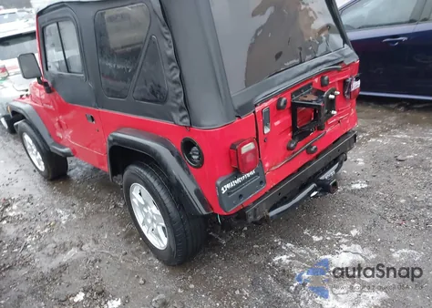 2000 Jeep Wrangler Se from USA, damaged, VIN 1J4FA29P2YP778588